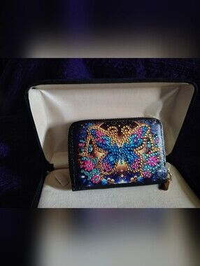 🦋👛NEW Handmade Bedazzled Butterfly Credit Card Wallet🦋👛
